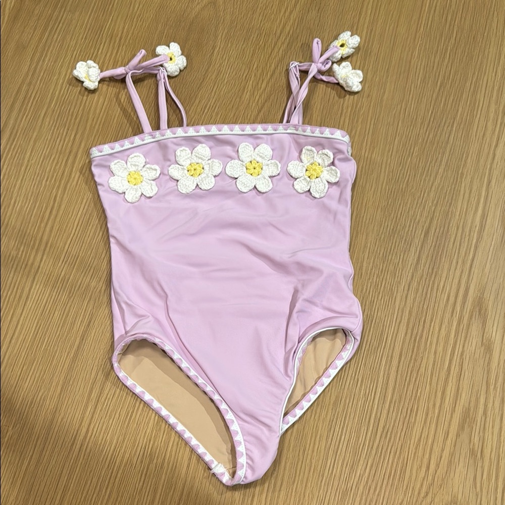 Shade critters lilac Floral Swimsuit